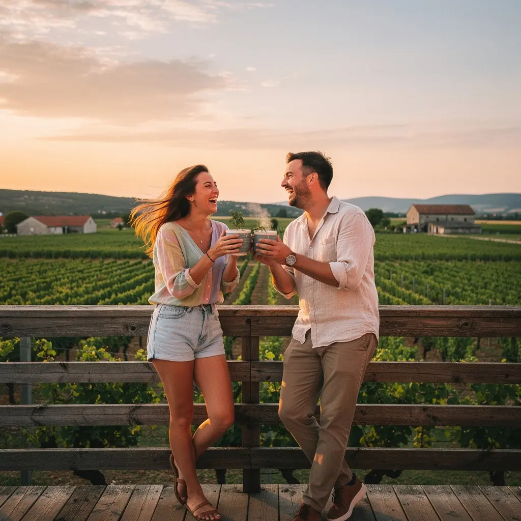 Mirna scena s čajem i svijećama koja poziva na opuštanje i meditaciju.